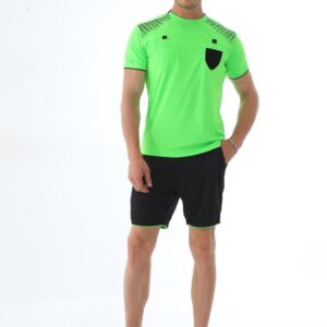 HakemSpor Hentbol Hakem Forma Ve Şortu - Kısa Kol -Yeşil