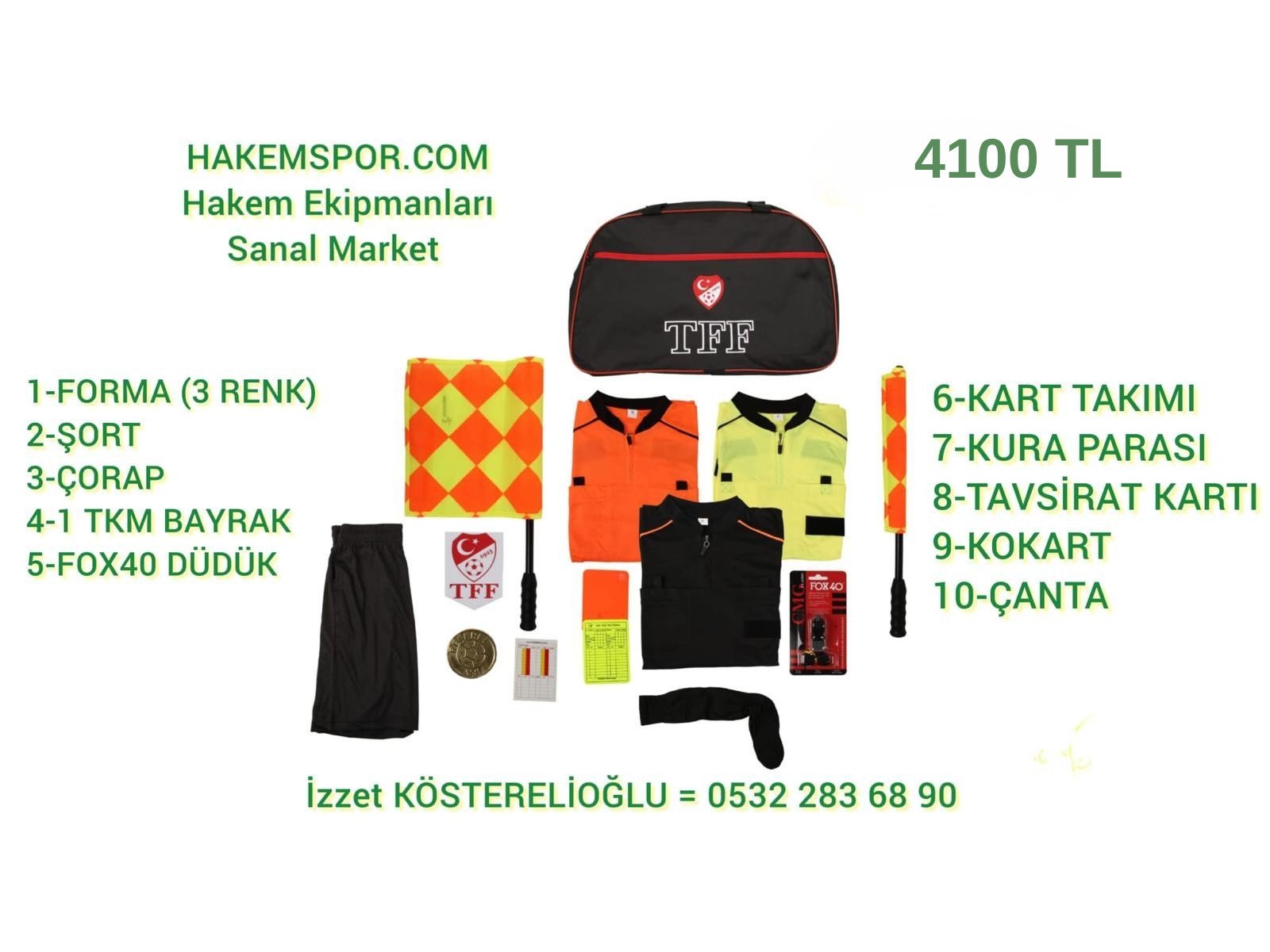 HakemSpor ADAY HAKEM SETİ ( 4100 )
