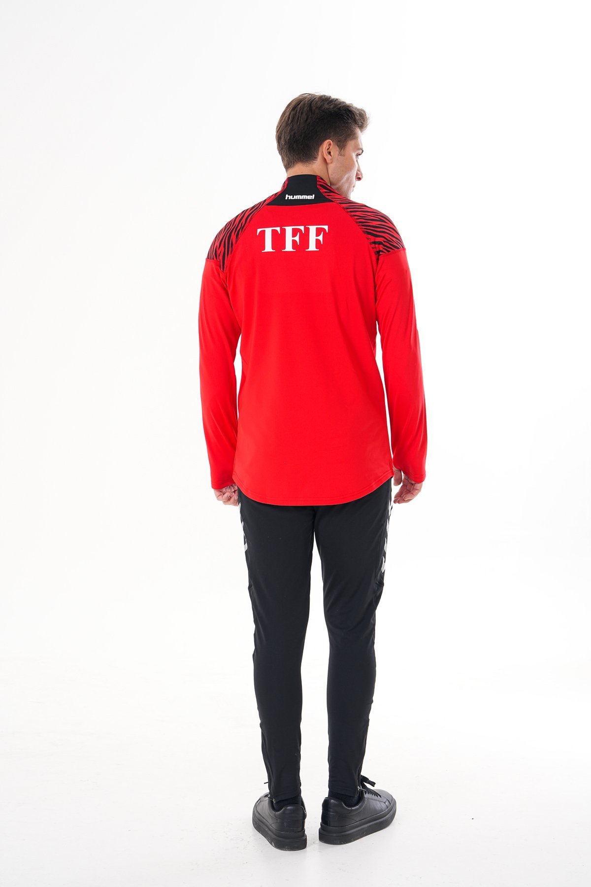 HUMMEL TAKIM, TFF HAKEM ANTRENMAN EŞOFMAN TAKIMI Kırmızı, ALT VE ÜST - Görsel 5
