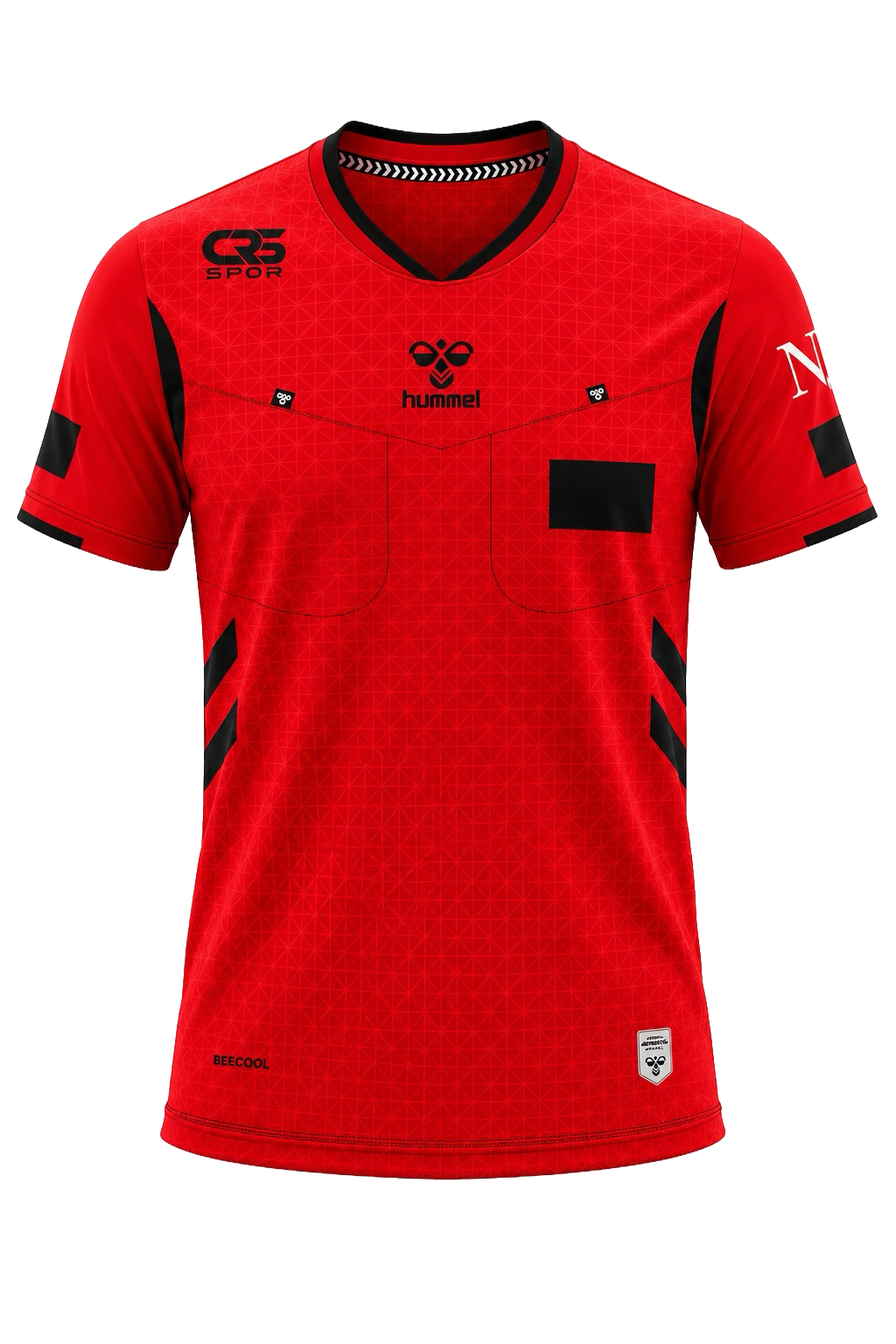 2026-2027 HUMMEL HAKEM MAÇ FORMASI KIRMIZI - KISA KOL