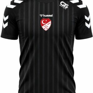 2026-27 HUMMEL TFF HAKEM ANTRENMAN T-SHIRT SİYAH-Çizgili